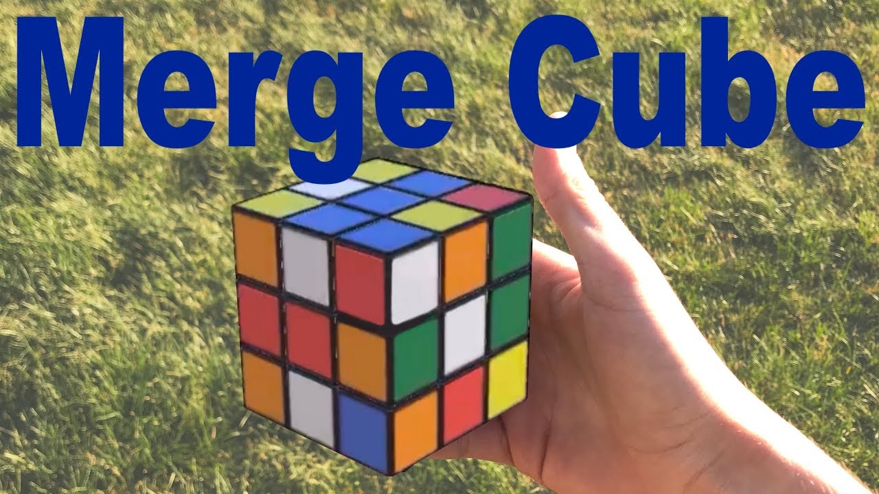 Solving a Rubik's Cube in Augmented Reality (Merge Cube)