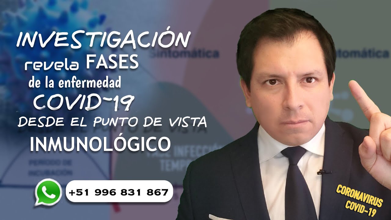 INVESTIGACIÓN REVELA FASES DE LA ENFERMEDAD COVID-19 TOMANDO EN CUENTA EL PATRÓN INMUNOLÓGICO