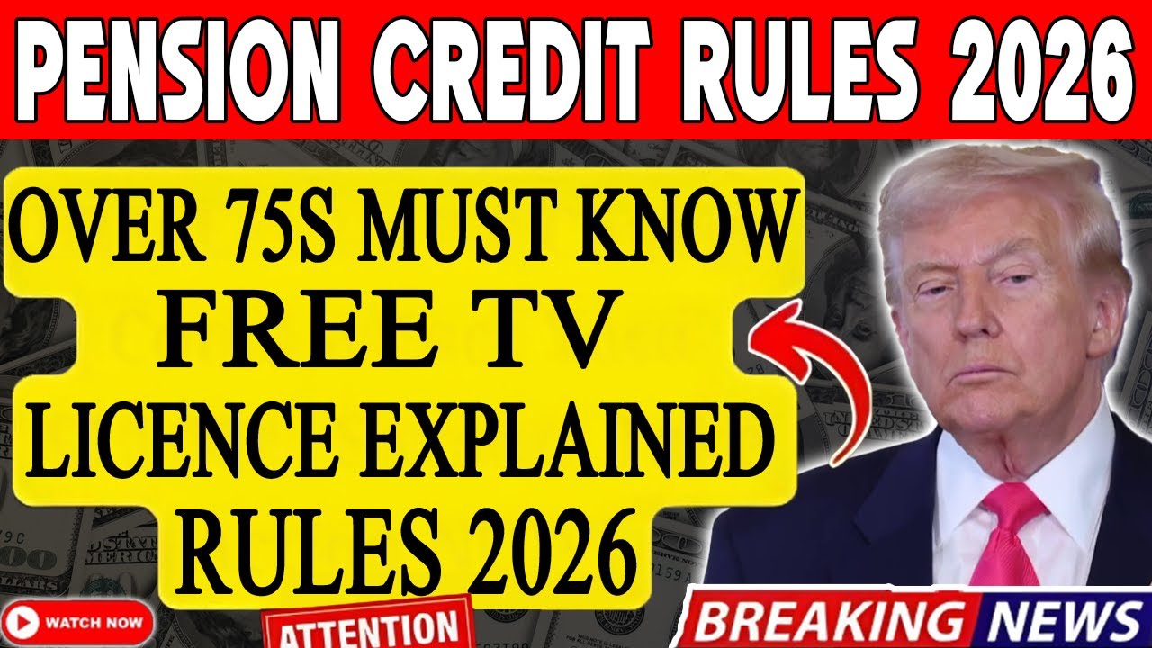 Over 75s ⚠️ Pension Credit Rules, Free Licence & TV Licence 2026 Explained What You Must Do