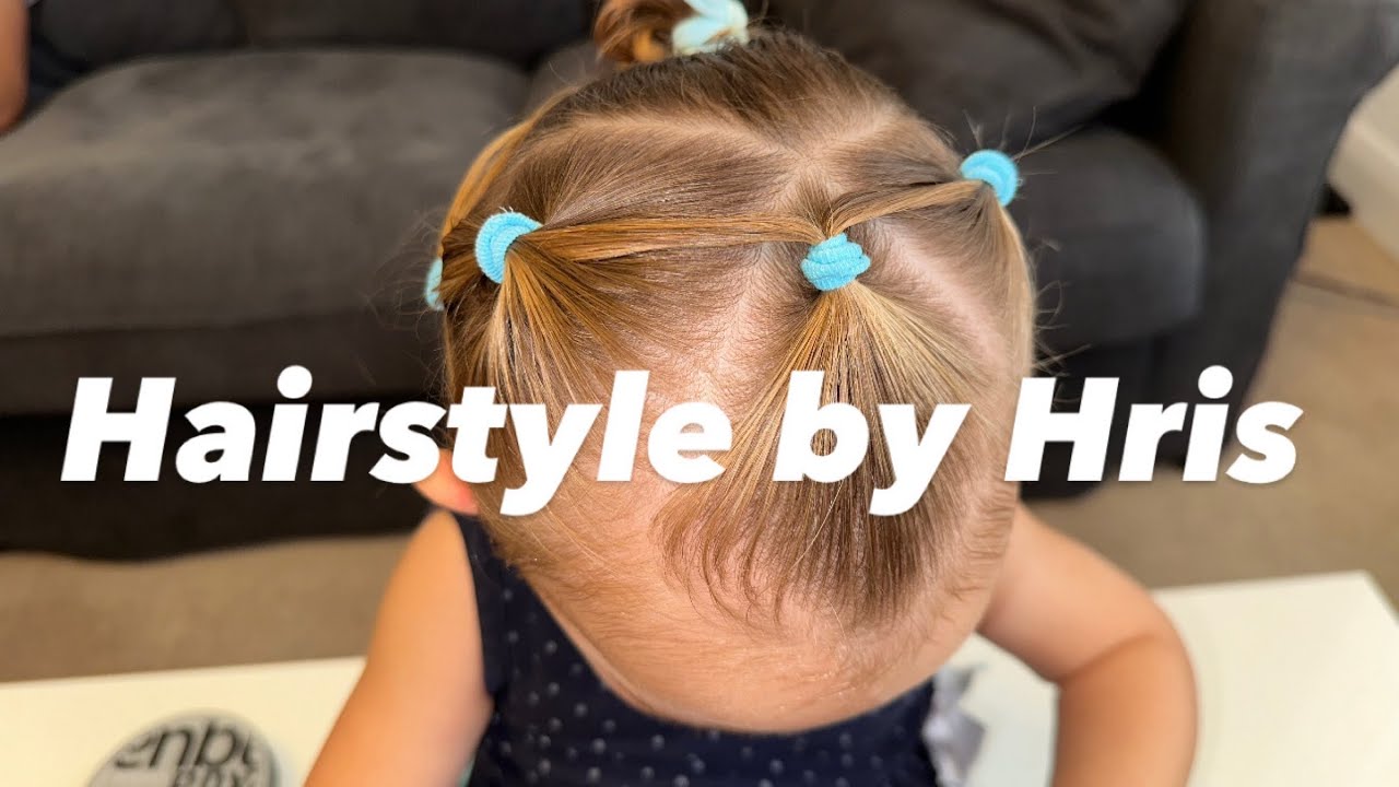 Easy Toddler Hairstyle for a 2 Year Old Girl 🦋