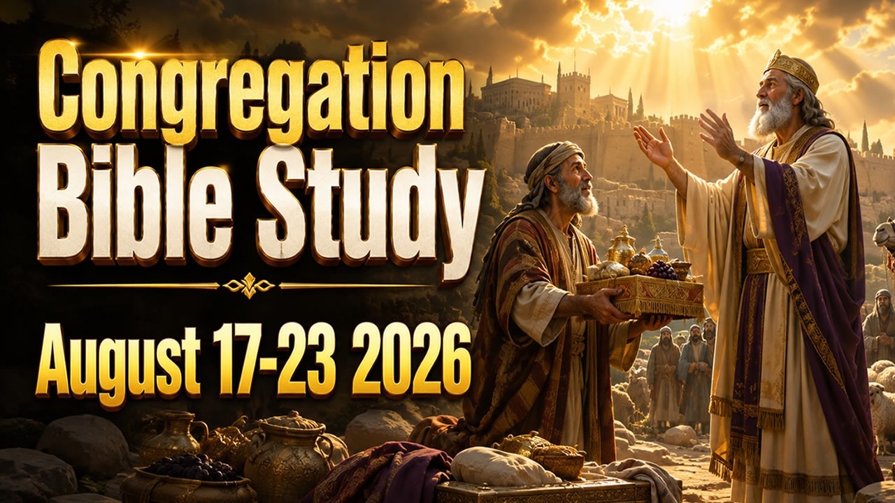 Congregation Bible Study answers | August 17-23, 2026