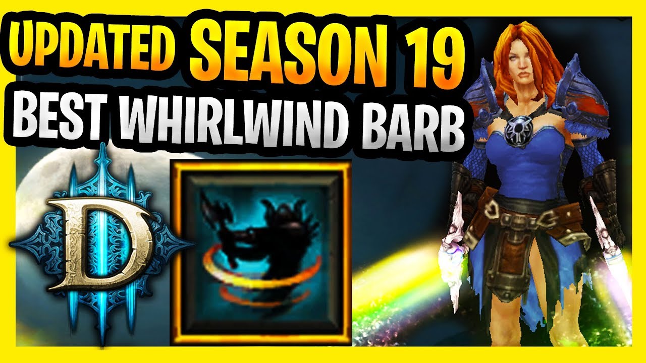 Best Whirlwind Barbarian Build Season 19 (Speed T16 And GR) Diablo 3 New Updated WW Barbarian Guide