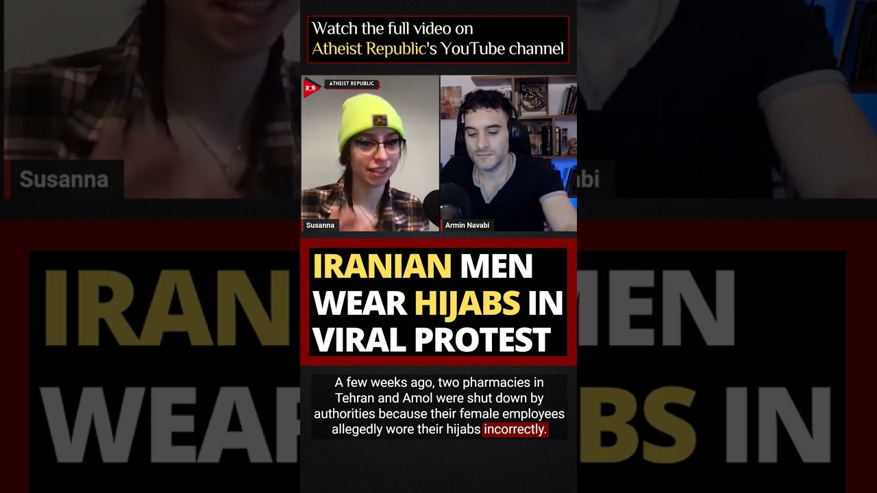 Iranian Men Wear Hijabs In Viral Protest