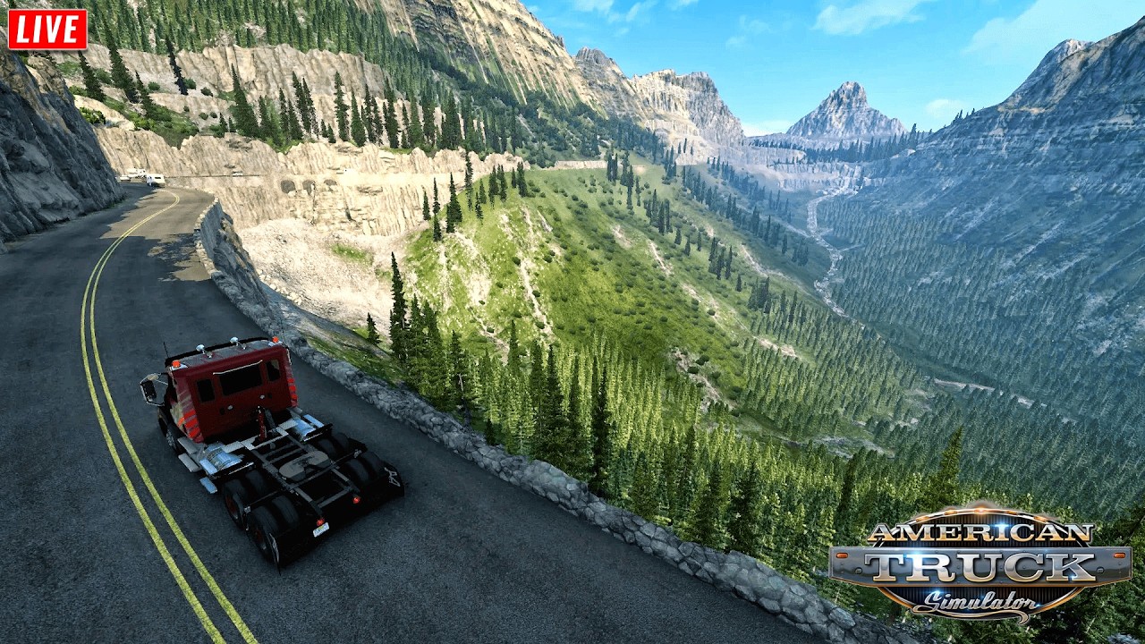 Delivering Bigger Cargo's To Montana with Heavy Drivers in ATS LIVE