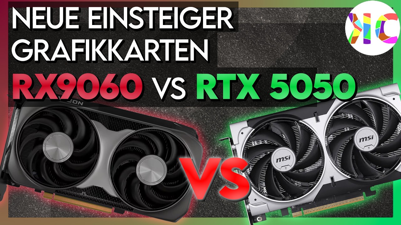 Welche Einsteiger Grafikkarte lohnt sich? RX9060 und RTX 5050 im Vergleich
