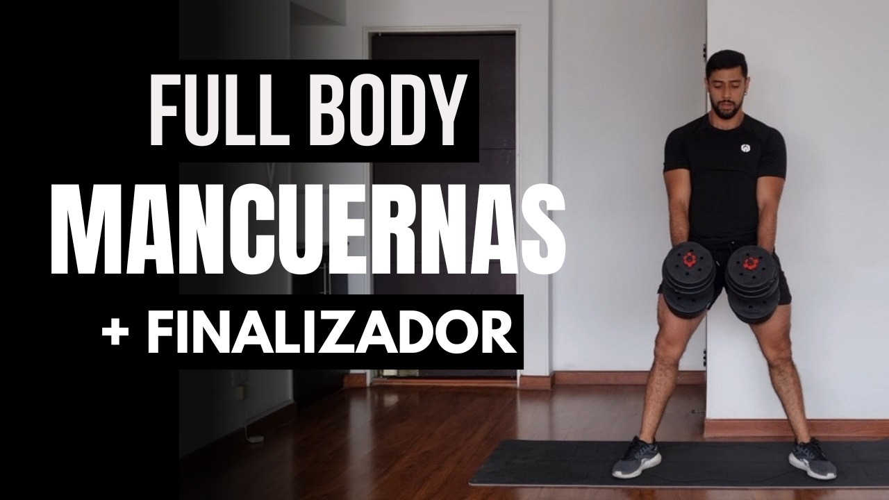 rutina INTENSA full body con mancuernas 🔥 construye masa muscular y aumenta fuerza