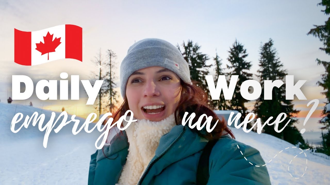 VLOG: Primeiro dia no trabalho novo, emprego no Canadá ! Vou trabalhar na neve?