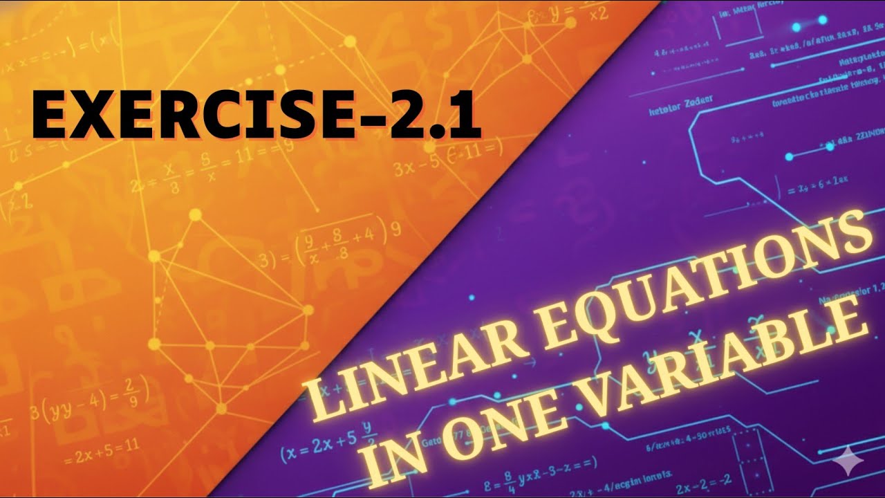 Linear Equations in One Variable | Exercise-2.1 | Primeone maths - Kavitha Rani