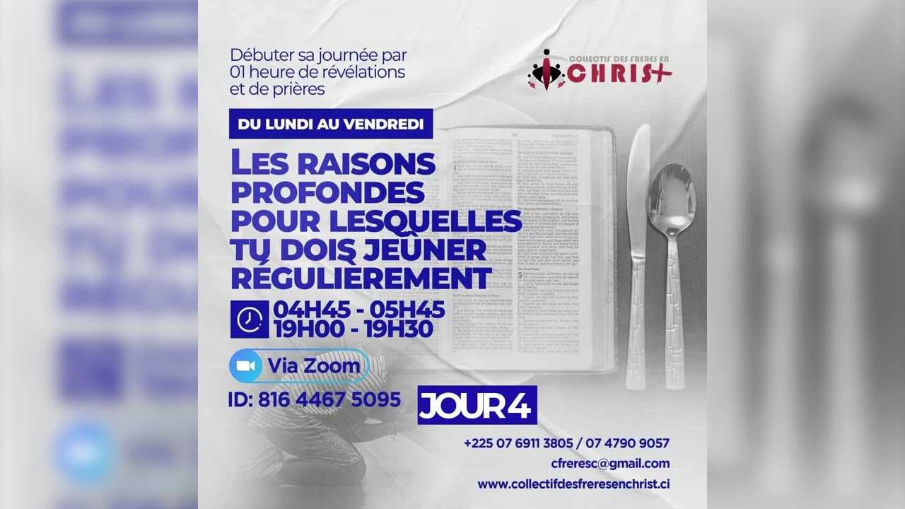 Les raisons profondes pour lesquelles tu dois jeûner régulièrement - Jour 4