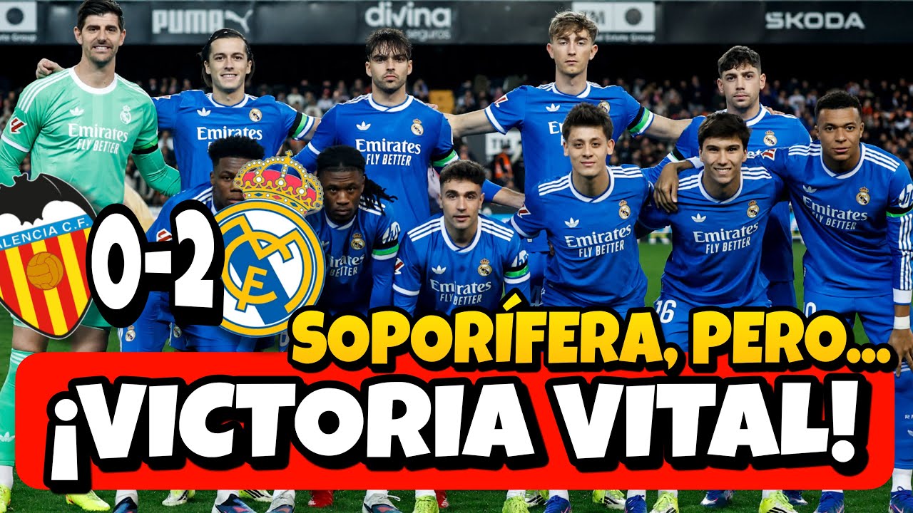🚨🚨REACCIÓN A LA VICTORIA DEL REAL MADRID 2-0 AL VALENCIA