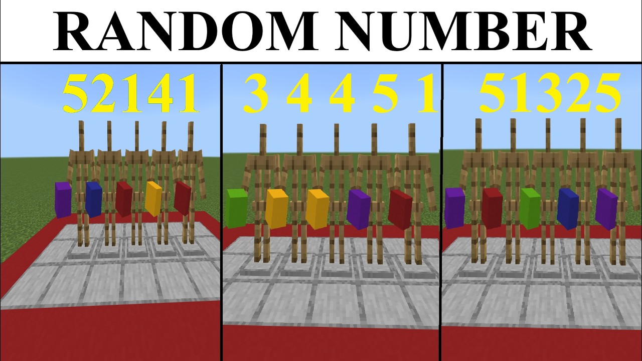 How To Make A Randomizer In Minecraft Bedrock