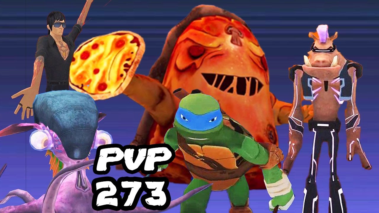 TMNT Legends PVP 273 (Justin, Pizza Face, Bebop, Leonardo Legend, Hun)