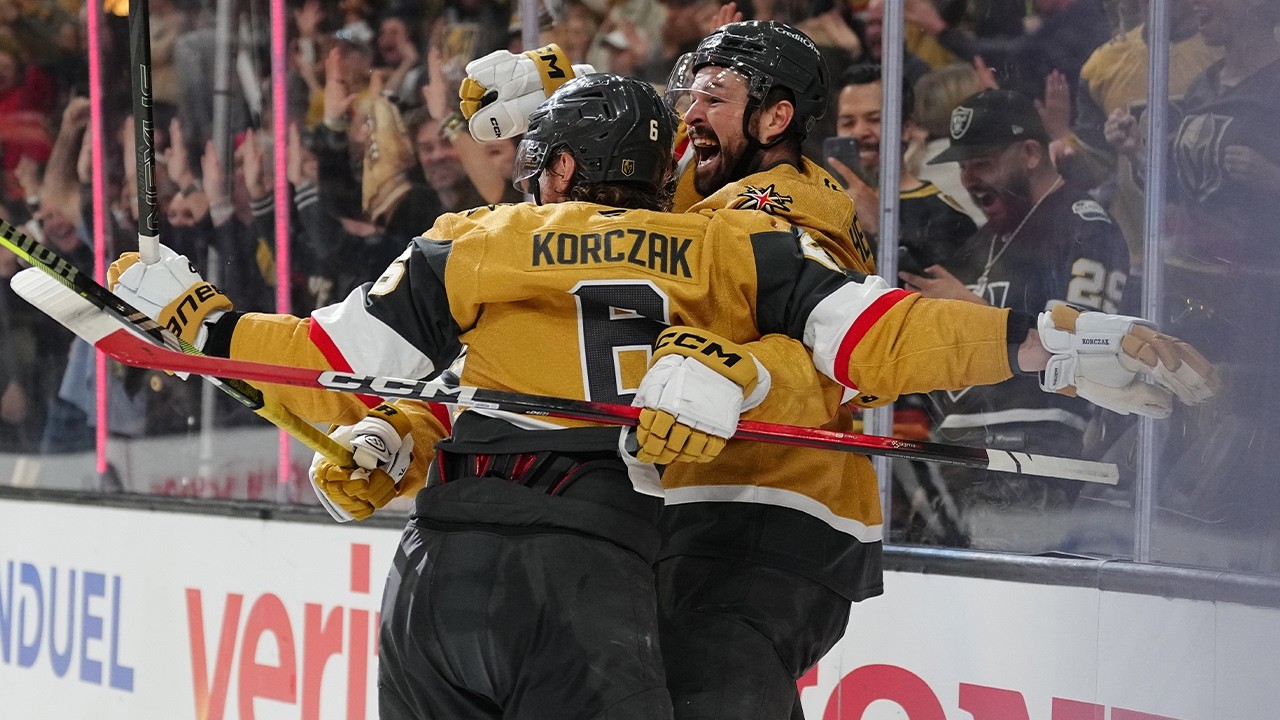 HERTL POWER! Tom&aacute;&scaron; Hertl gives the Golden Knights the lead in GAME 3!