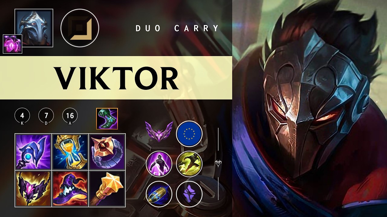 Viktor Carry vs Kog'Maw - EUW Master Patch 26.04