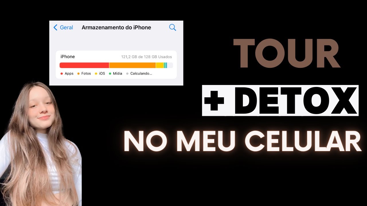 Detox de celular | limpei tudo 📲 Bia Sinhoreli
