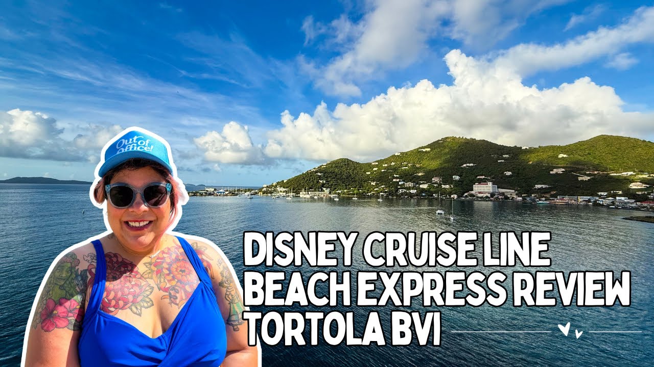 Beach Express Excursion Review: Disney Cruise Line in Tortola BVI, Honest Review, Beach & Bus View