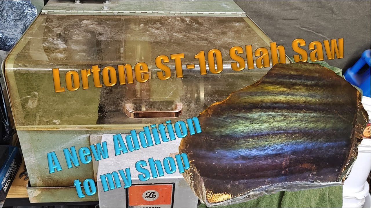 Lortone ST 10 Slab Saw - A new Addition to My Shop