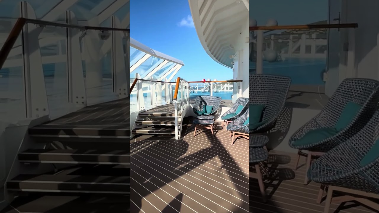 Откройте для себя солнечную палубу Private Suite на лайнере Symphony of the Seas #короткоевидео