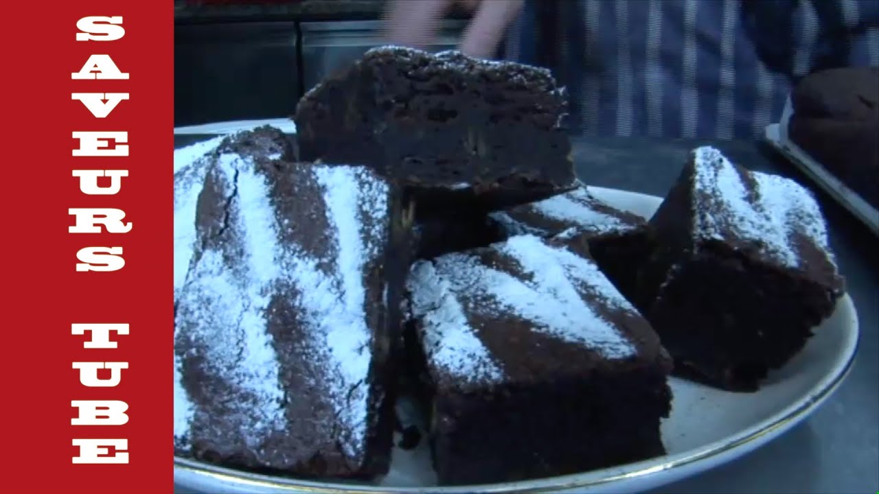 How to make Brownies with The French Baker TV Chef Julien from Saveurs Dartmouth U.K,