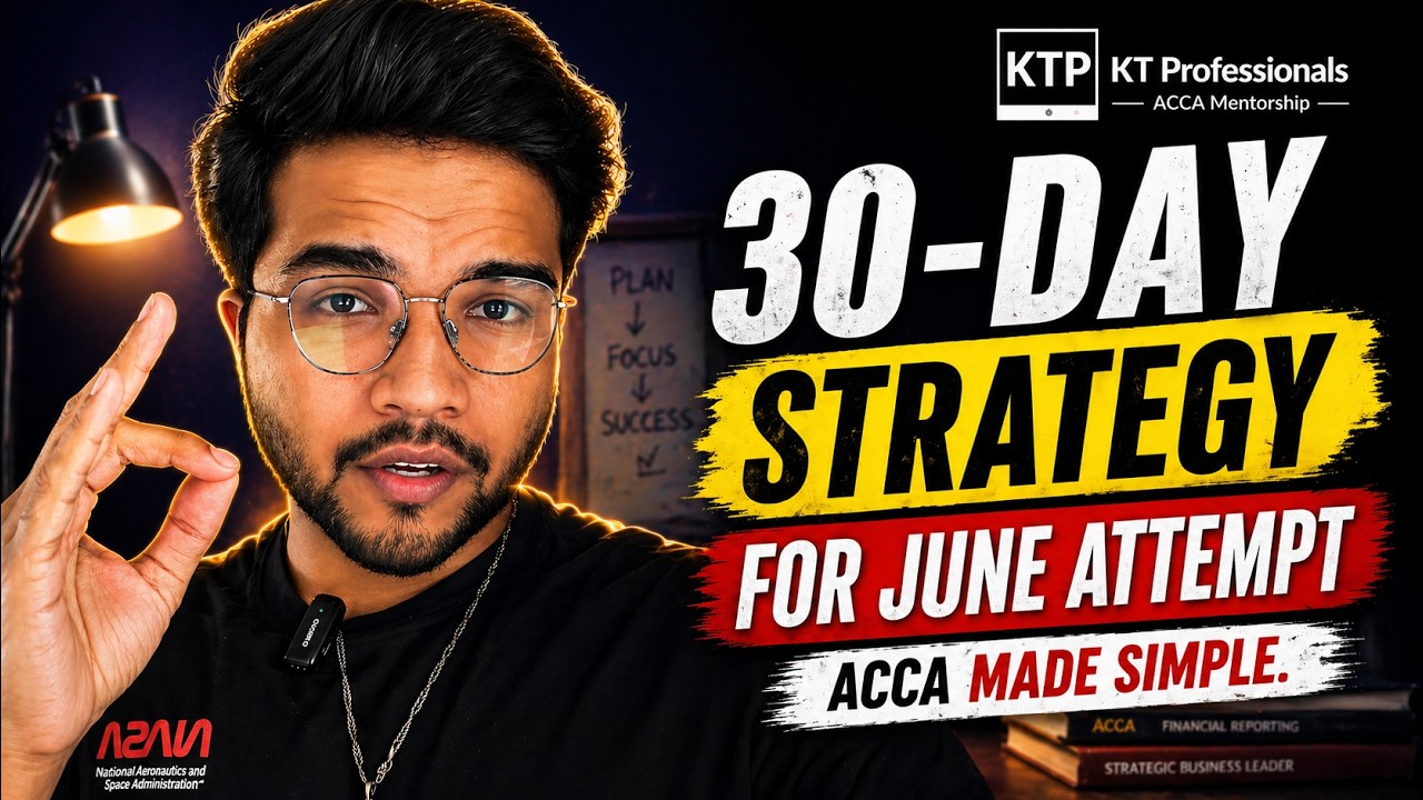 ACCA STUDY PLAN FOR JUNE 26 (30 DAY STRATEGY)