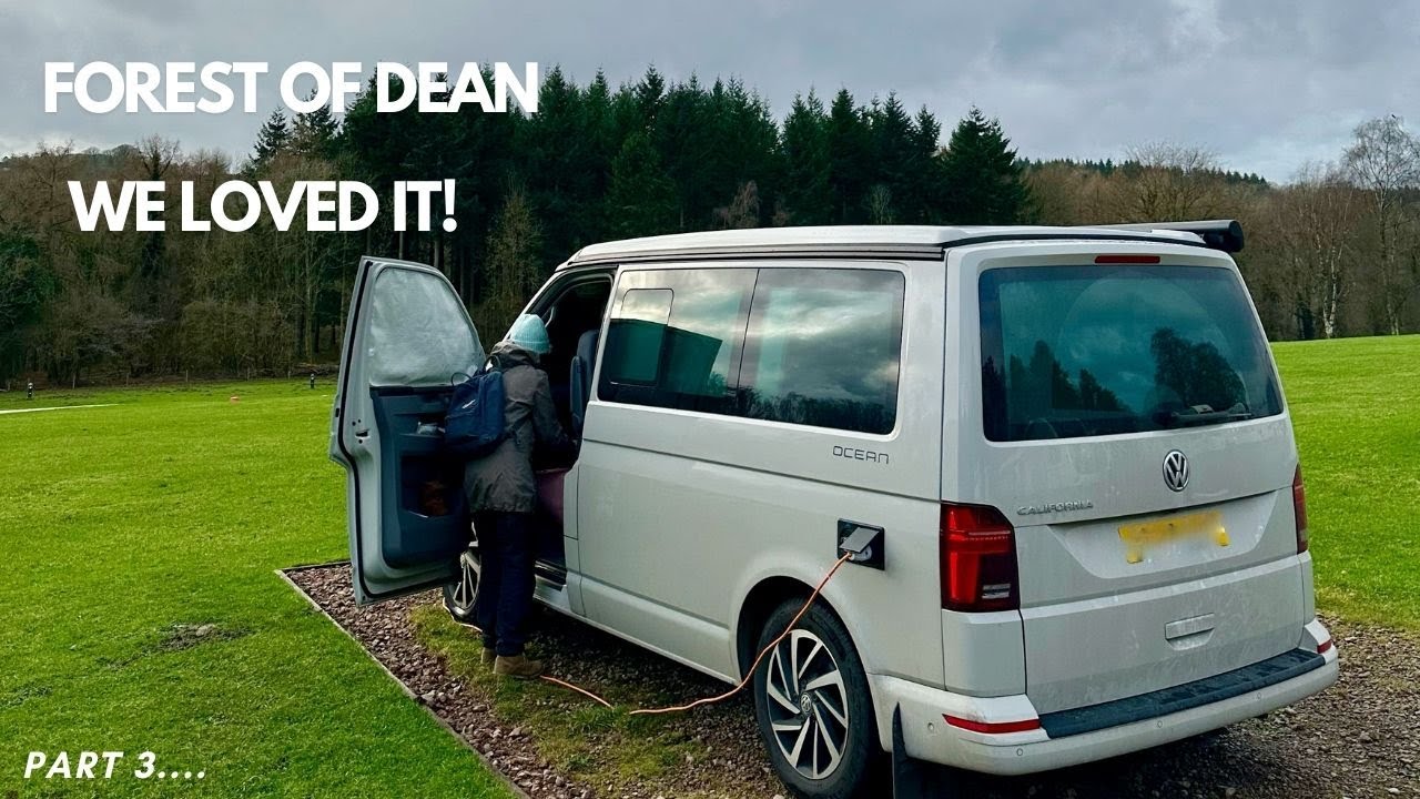 Forest of Dean spending the day onsite mostly in our VW California Ocean Campervan - Part 3