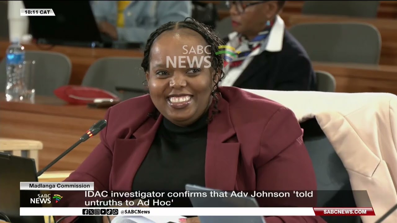Madlanga Commission | IDAC investigator confirms that Adv Johnson 'told untruths to Ad Hoc'