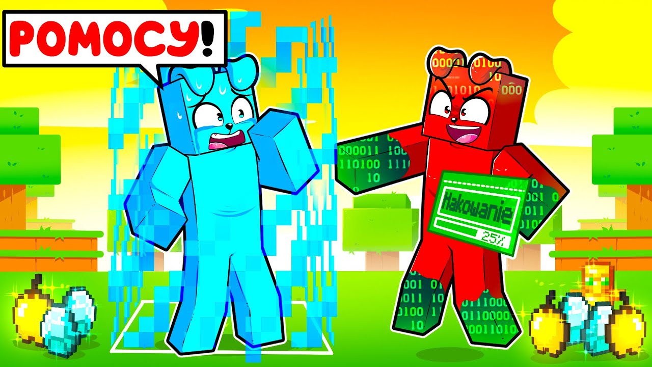 OSZUKUJE UŻYWAJĄC HACKÓW w BARIERZE w Minecraft!