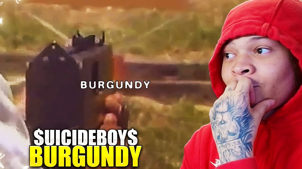 WHAT DID THEY MAKE ME LISTEN TO?! $UICIDEBOY$- BURGUNDY (Lyric Video) REACTION!