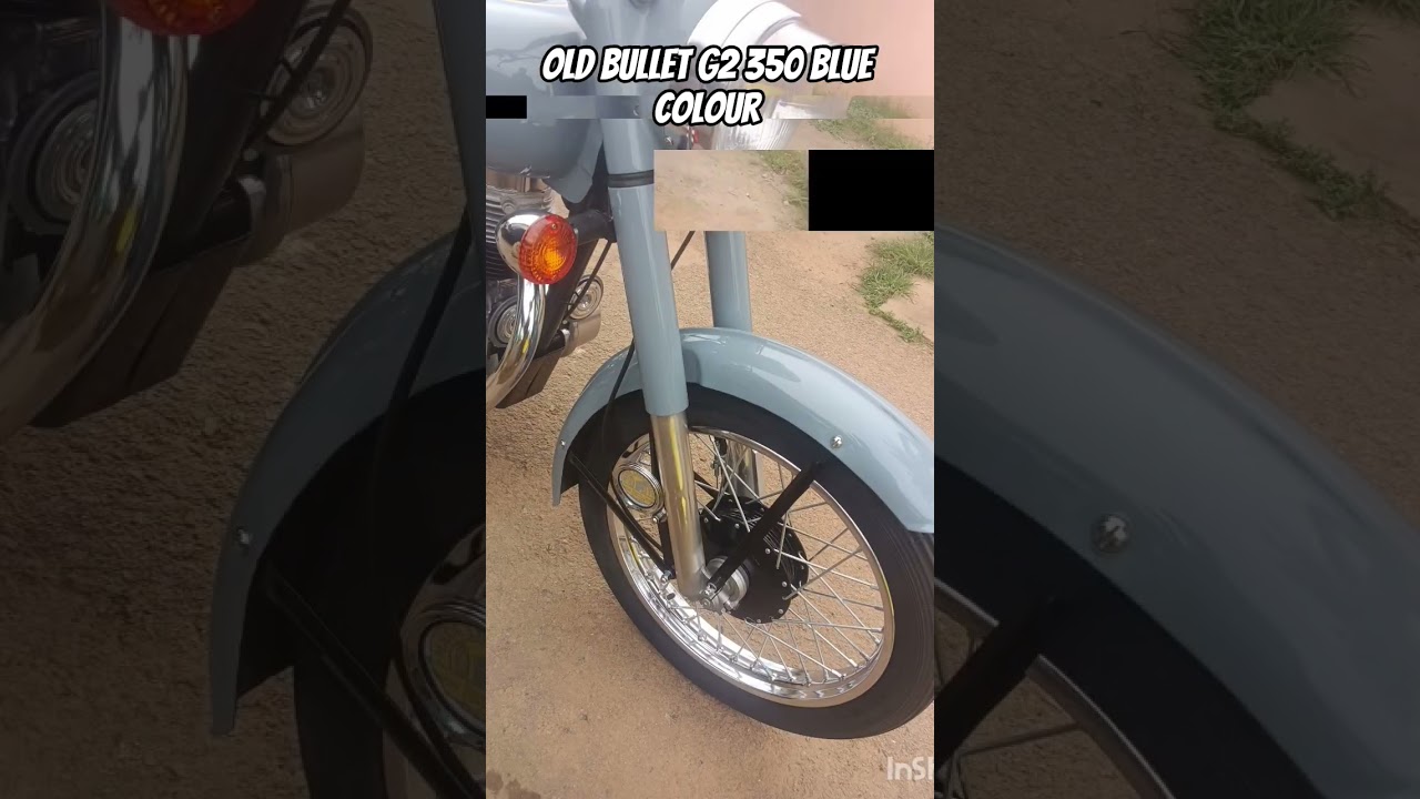 G2 bullet old light blue colour vintage model 