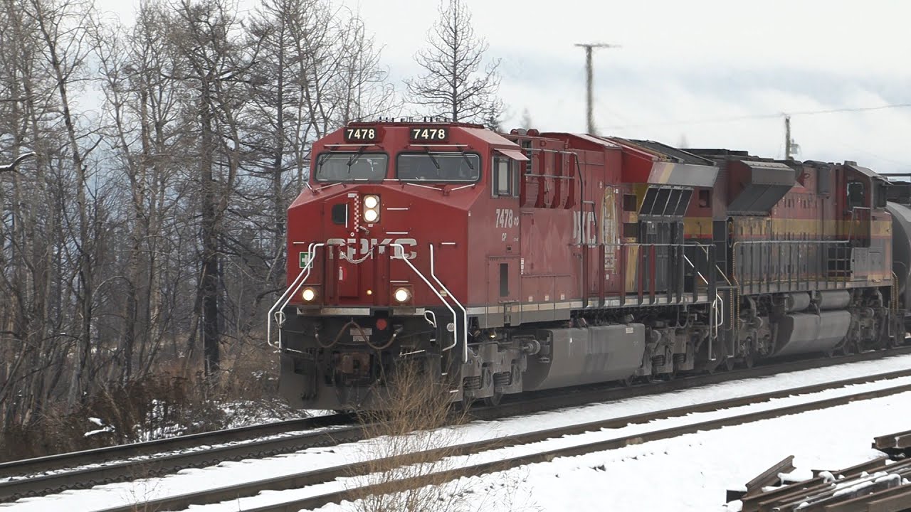 Skeena Pacific #2544 CPKC Train #201 West, Mile 87.3 Shuswap Sub., Squilax, BC, Canada.   2025-12-03