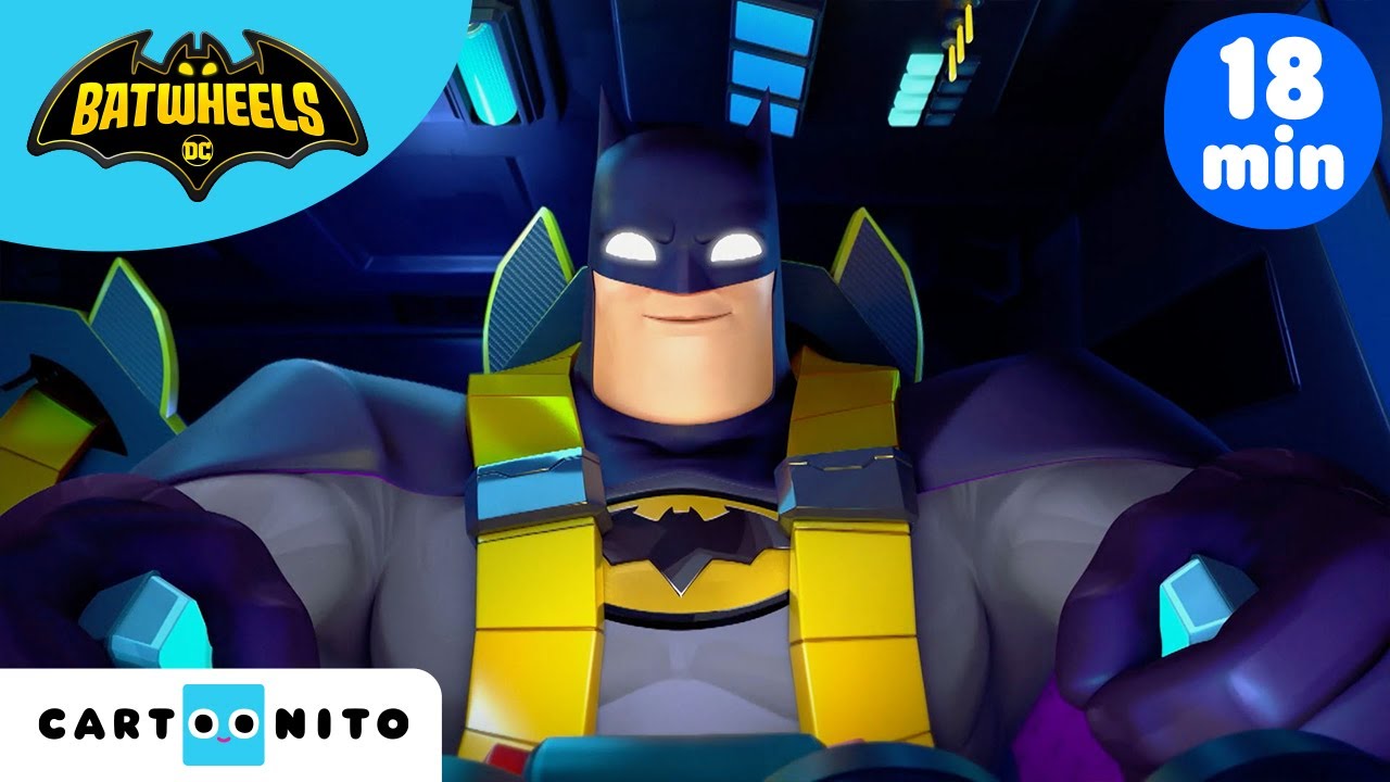Batman i Batmobil Specjalna kompilacja | Batwheels | Cartoonito | Kresk&oacute;wka dla dzieci