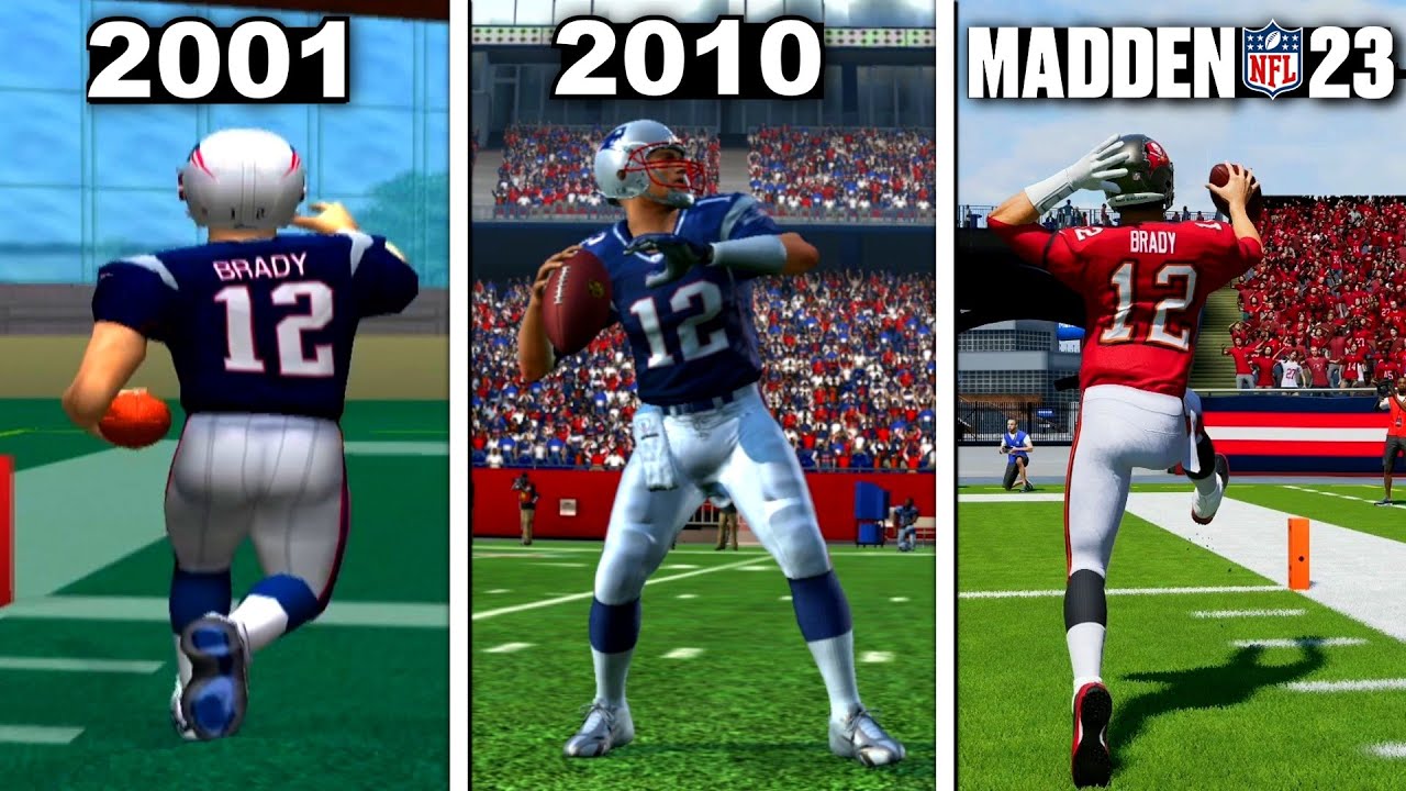 Забил тачдаун с ТОМОМ БРЭДИ на КАЖДОМ Madden за ВСЮ свою карьеру!