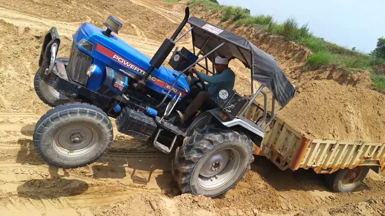 powertrack Euro 50 tractor new latest video