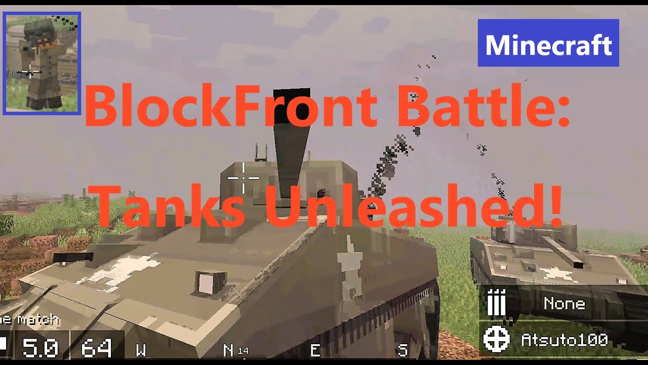 Blockfront Battle: Tanks Unleashed!   #minecraft #blockfront #マイクラ