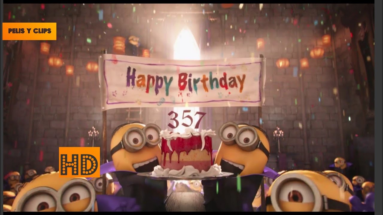 Minions El cumplea&ntilde;os de dracula HD ESPA&Ntilde;OL | pelis y clips