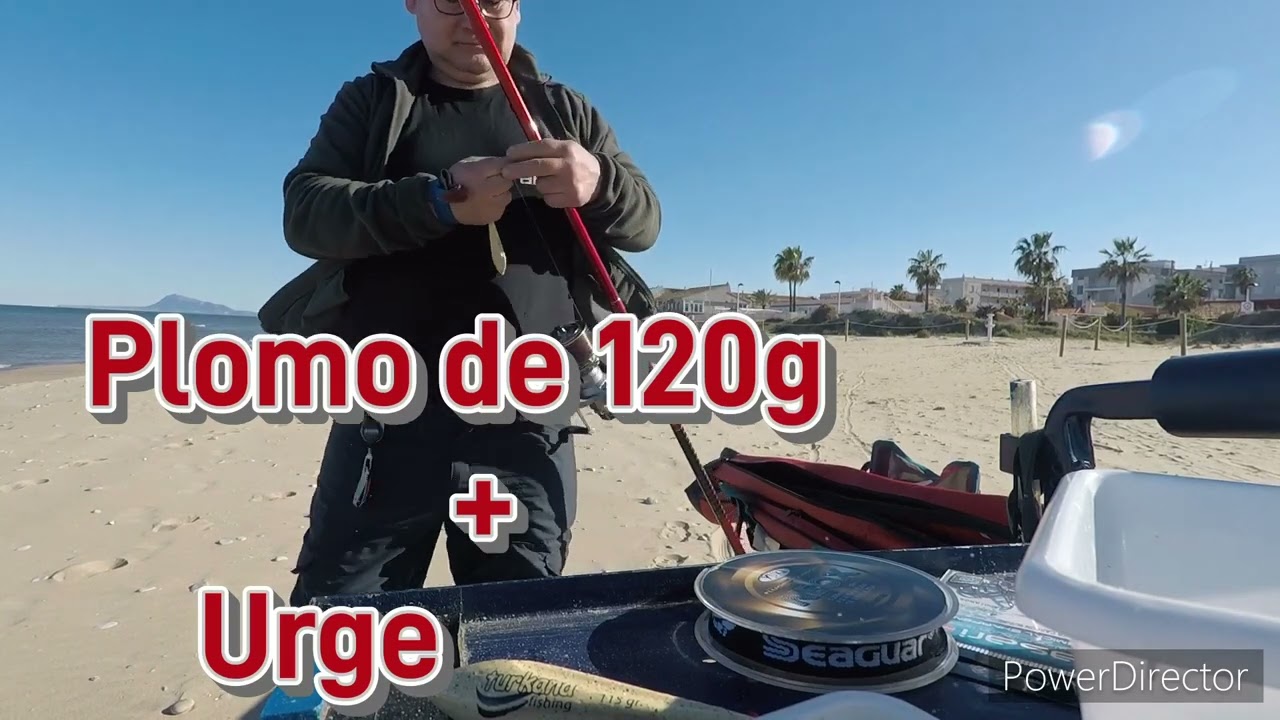 Surfcasting en playa de Daimus