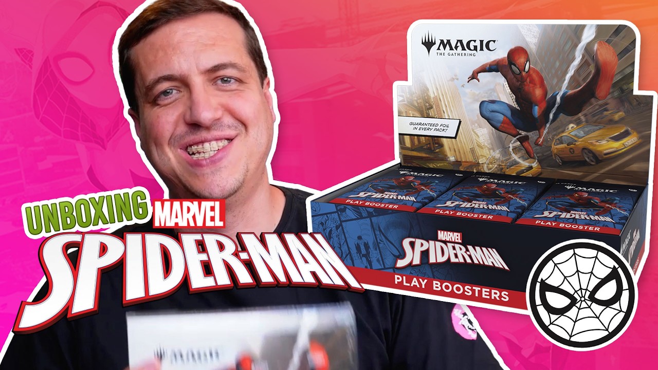💎 SPIDER-MAN: VALEU CADA BOOSTER?! 🕷️✨ Unboxing Magic: the Gathering | Spider-Man!!