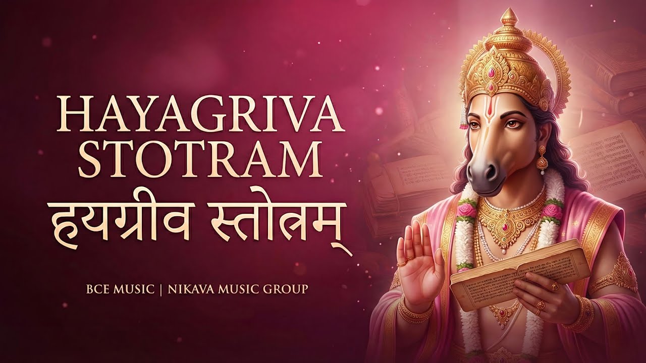 Shree Hayagriva Stotram | Divine Vishnu Mantra for Studies, Knowledge & Wisdom | Nikava Music Group