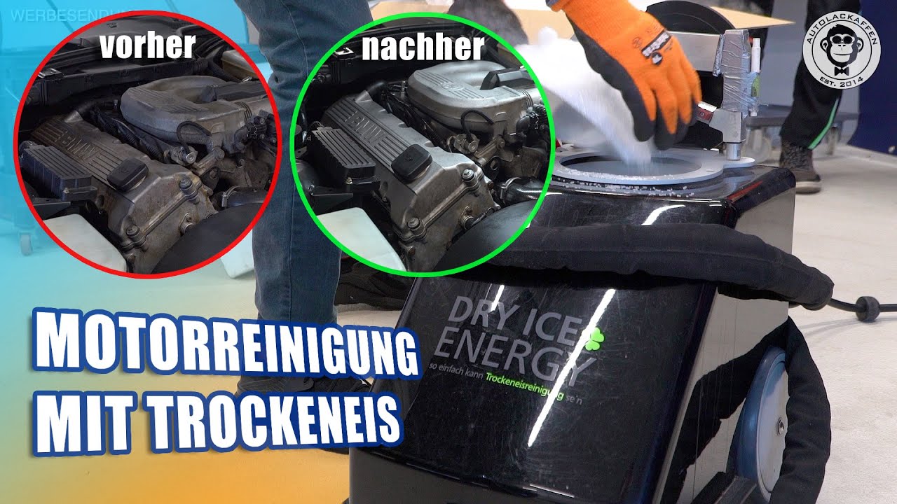 Motorreinigung mit Trockeneis | Z3 Projekt | AUTOLACKAFFEN