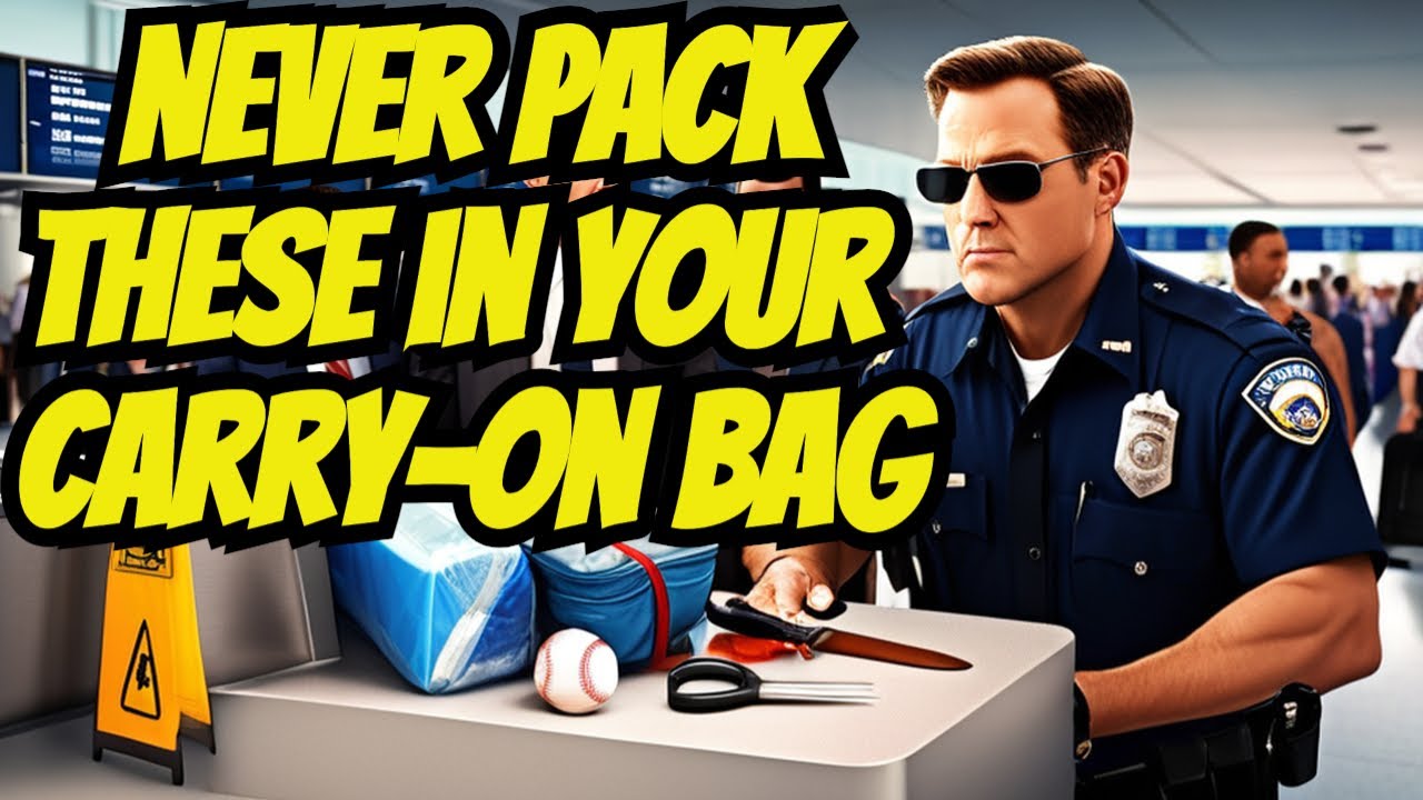 10 Items You Should NEVER Pack in Your Carry-On