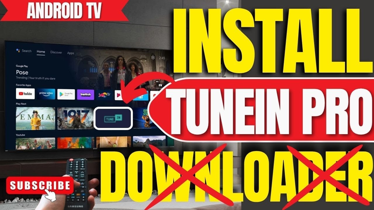 Нет загрузчика? Как установить приложение TuneIn Radio Pro на любой Android TV (очень просто)