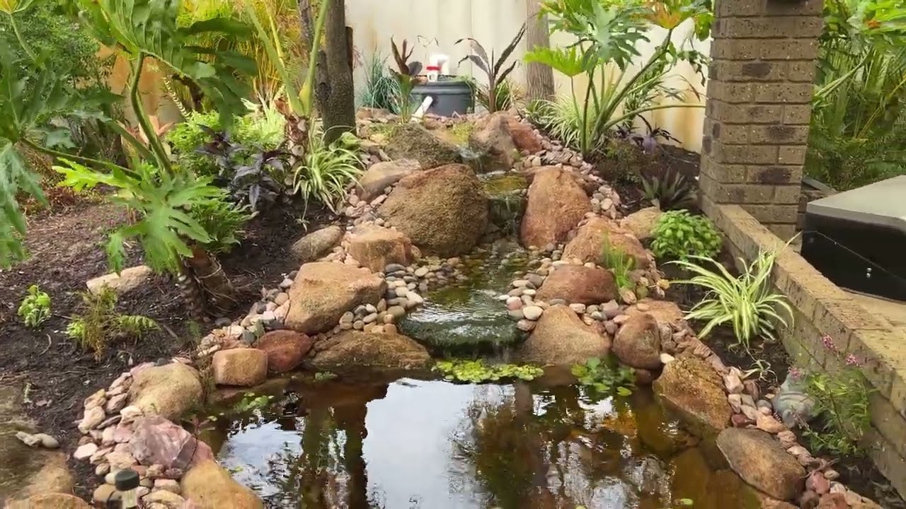 Pond/water fall build, Western Australia. Video made for kev from ozponds
