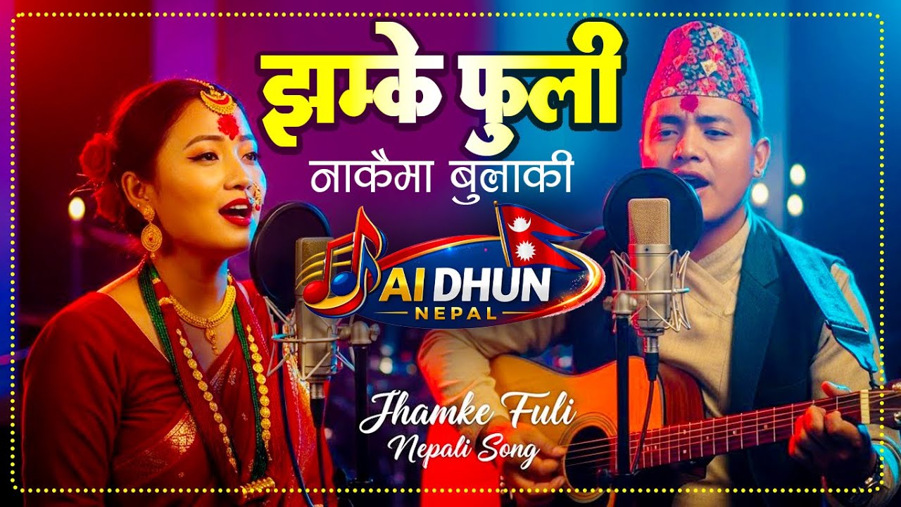 Jhamke Fuli Ai | झम्के फुली नाकैमा बुलाकी – AI Version | नेपाली लोकदोहोरी Song | Ai Dhun Nepal 2026