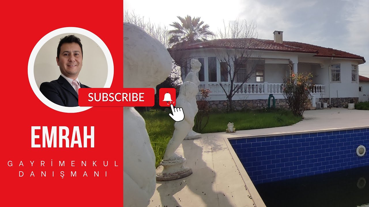 Dalaman Lüks Müstakil Ev ve 1 Dönüm Arazi 05434650348
