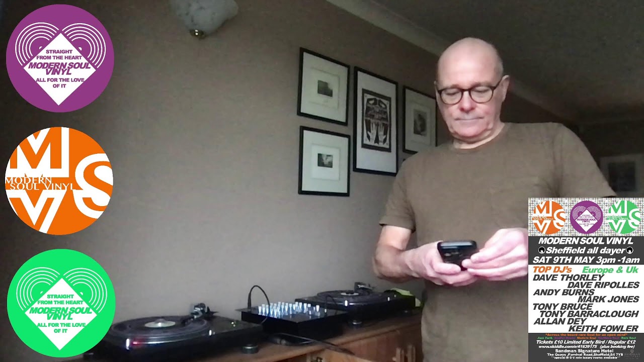 Andy Burns -Modern Soul Vinyl -Sheffield All Dayer Promo 9/5/26