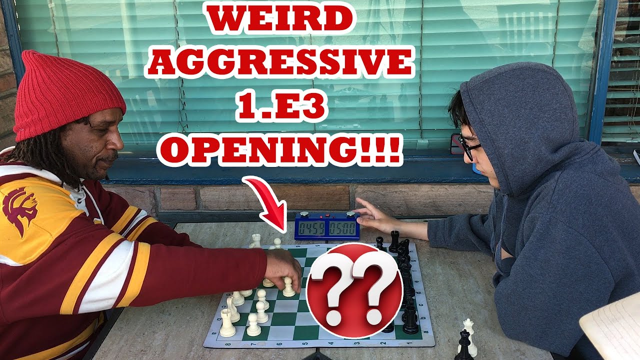 New Hustler Plays 1.e3 AND Aggressively! Mamba Marlo vs Kaiski