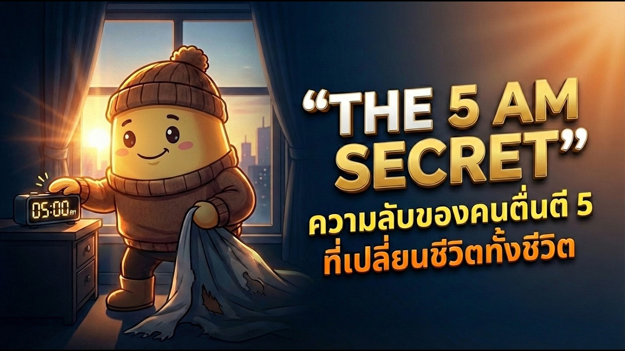 ความลับของการตื่นตี 5 | นิสัยเดียวที่เปลี่ยนชีวิตจากคนจนสู่ความสำเร็จ