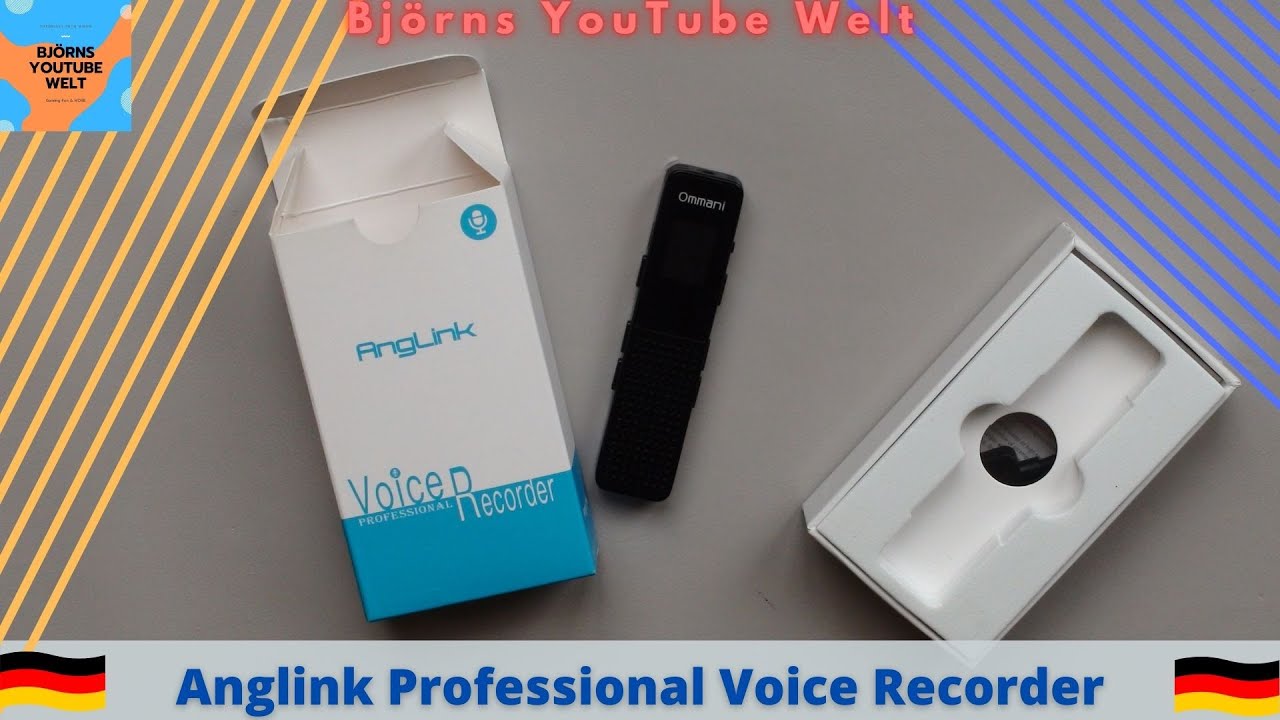 Anglink Diktiergerät Professional Voice Recorder
