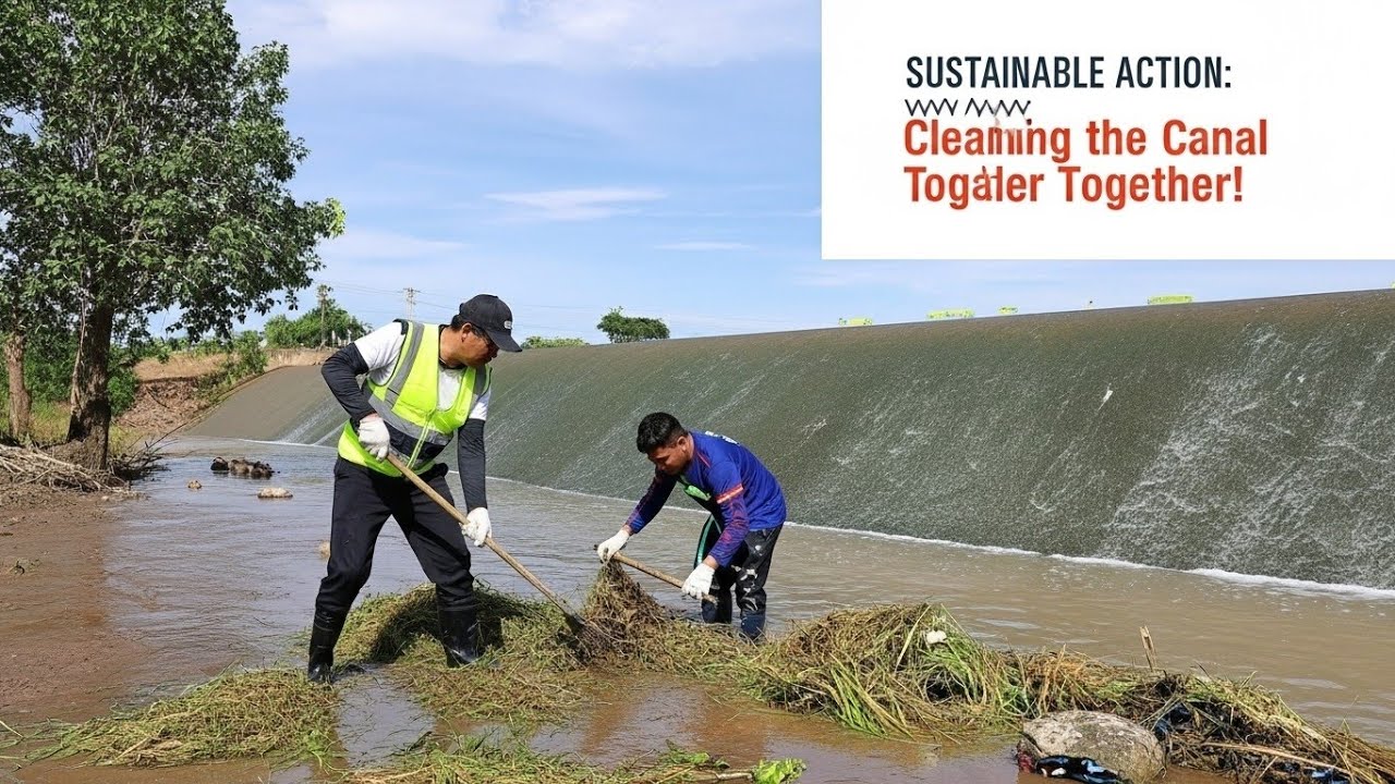 Sustainable Action: Cleaning the Canal Together