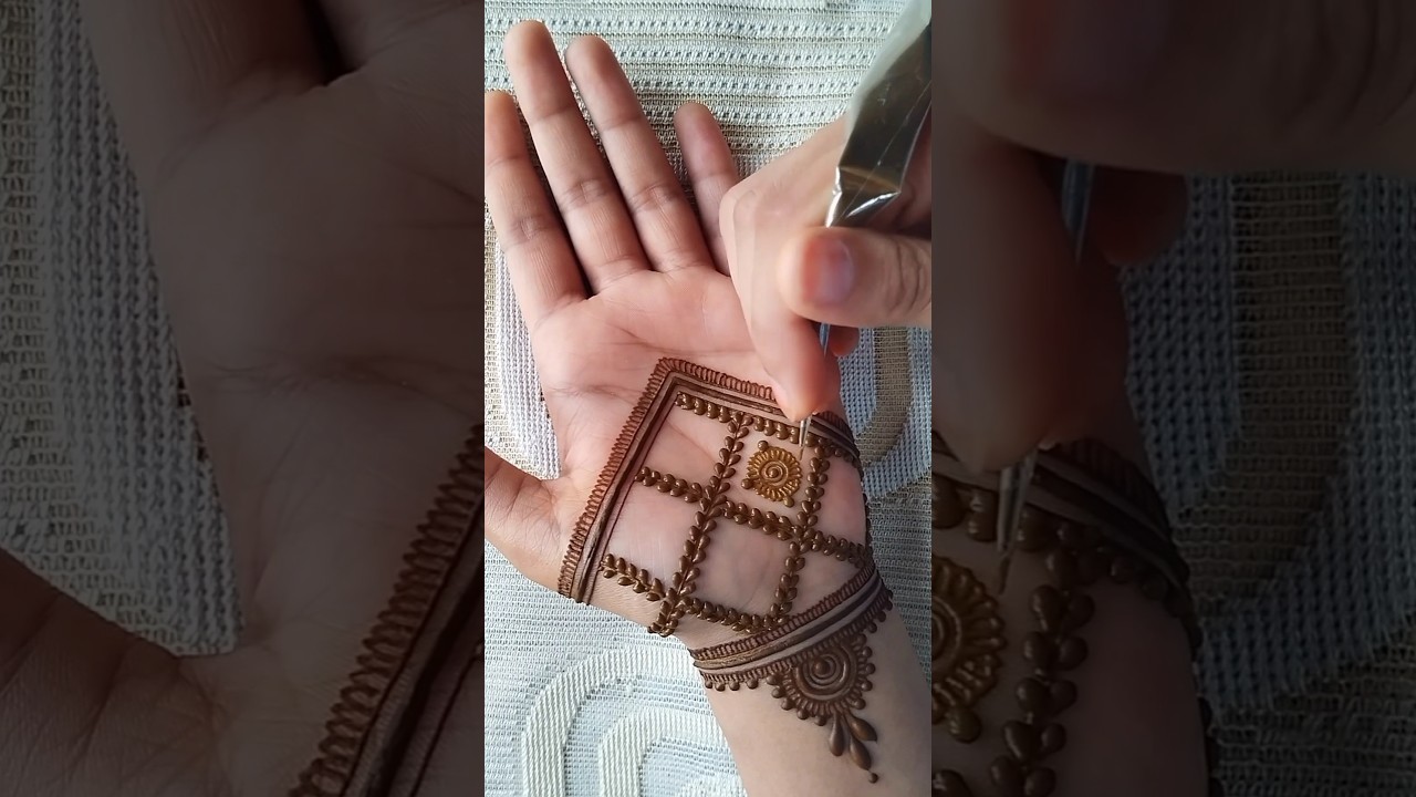 Simple mehndi design | Easy mehndi design | mehndi design | Front hand mehndi design 